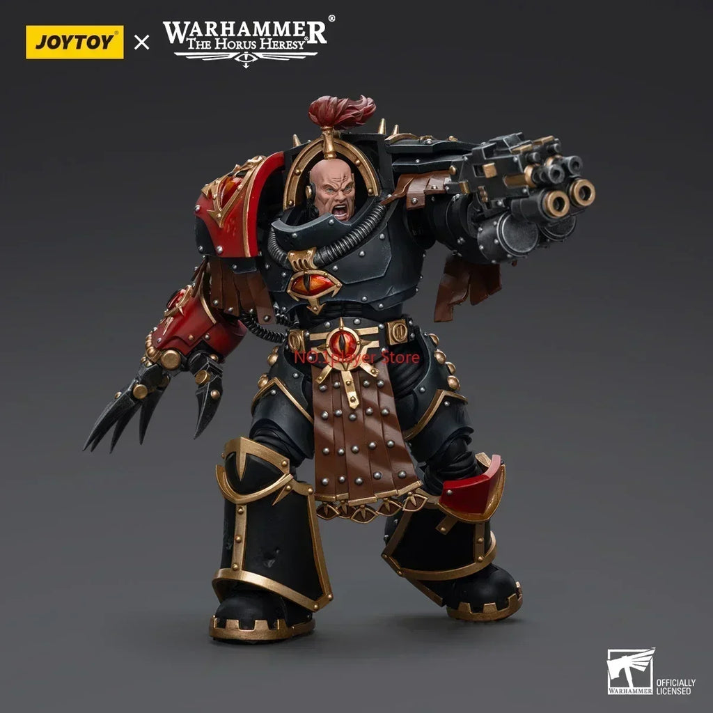 In Stock JOYTOY 40K Action Figures Sons of Horus Ezekyle Abaddon First Captain of The XVIth Legion 1/18 Collectors Model Toys