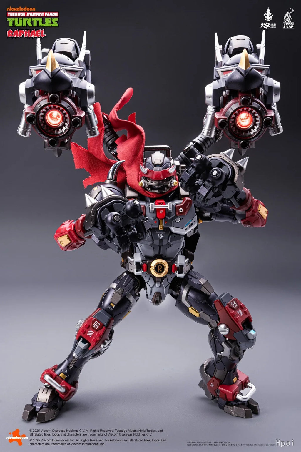 【Pre-sale】HEARBOYS TMNT Raphael Red Demon Action Figures Model