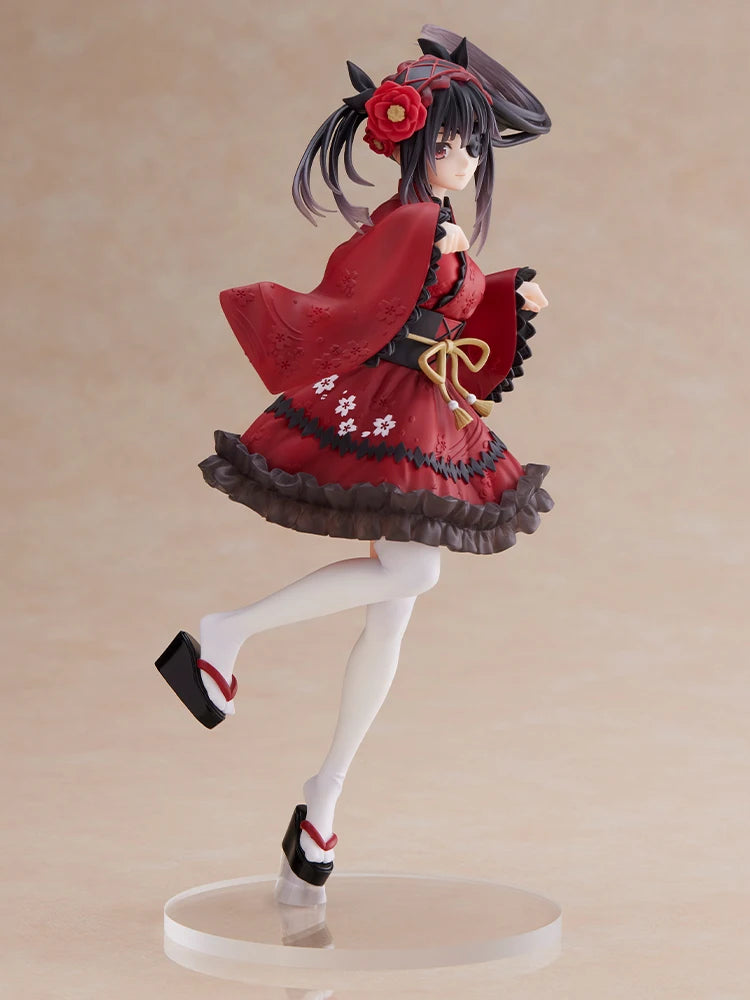 In Stock TAITO DATE A LIVE Tokisaki Kurumi Japanese Gothic Kimono Desktop Cute Anime Action Figure Toy Gift Model Collection