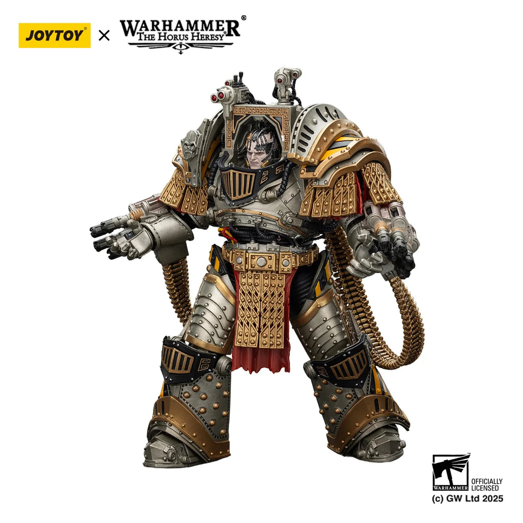 JOYTOY Warhammer40K 1/18 Action Figure Iron Warriors Perturabo, Primarch of the lVth Legion figures Toys