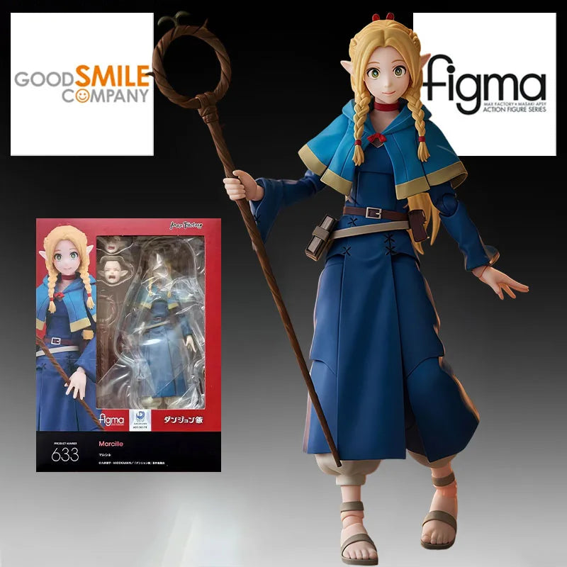 GSC Genuine Figma Anime Figure Laios & Marcil & Chilchuck Action Figure Toys for Boys Kids Gift Collectible Model Ornaments