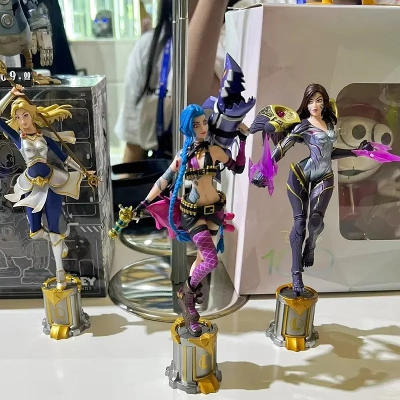Hot League Of Legends Jinx 3d Pen Anime Figurine Official Authentic Game Periphery Desk Decoration Ornament Toys Birthday Gifts