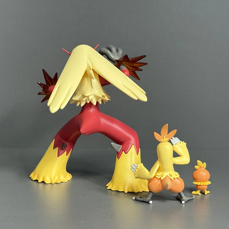 Bkm Small Anime Game Surroundings Fire Chis Evolution Up Collectible Figures Static Model Toys For Adult Fans