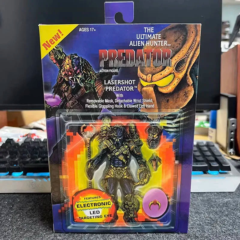 NECA The Predator Figure Ultimate Alien Hunter Action Figuras Manga Figurine Toys Anime 7-Inch Movable Model Doll Gift Original