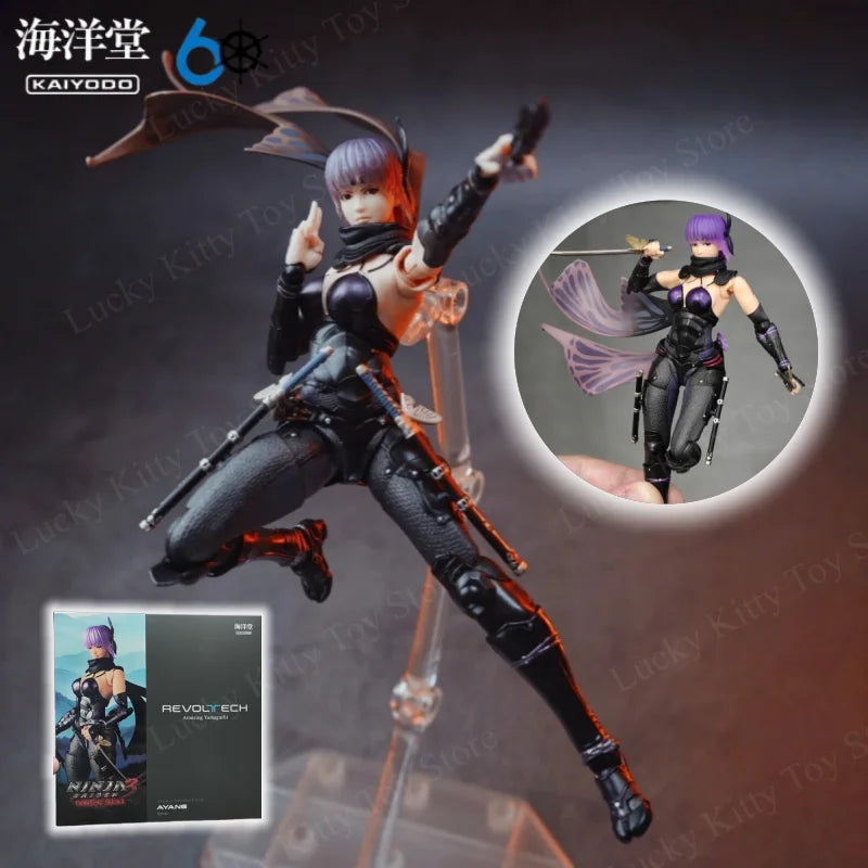 【In Stock】 KAIYODO Revoltech AMAZING YAMAGUCHI Ninja Gaiden Ayane Action Figure Model Toy