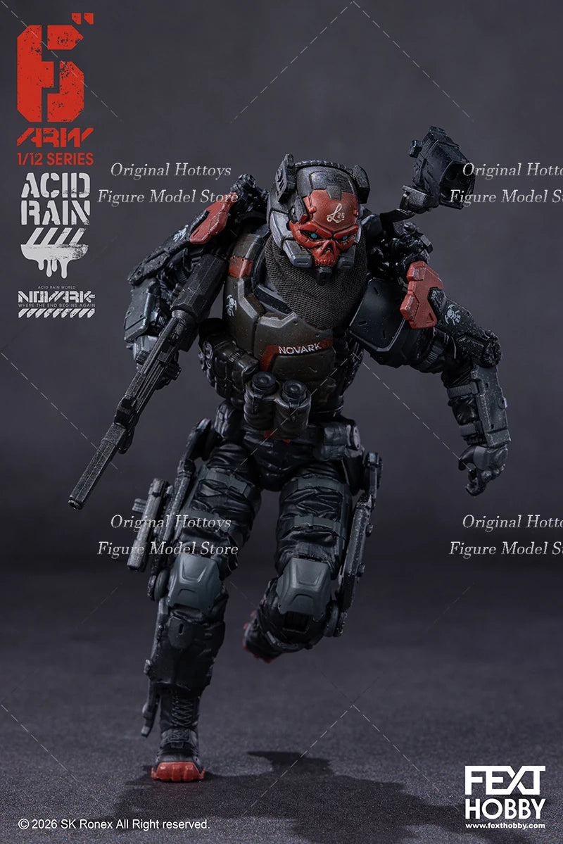 Acid Rain War 1/12 Scale Soldier FXH-AR-005 Valerius FXH-AR-006 Nvk Escort-L Full Set 6-inches Action Figure Model Doll Gifts