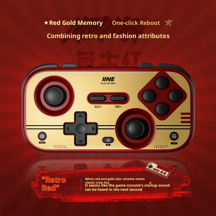  IINE Retro Game Controller Pocket Gamepad With 1000Hz Hall Joystick Portable Mini Streaming Simulator For Switch2/Switch/Lite