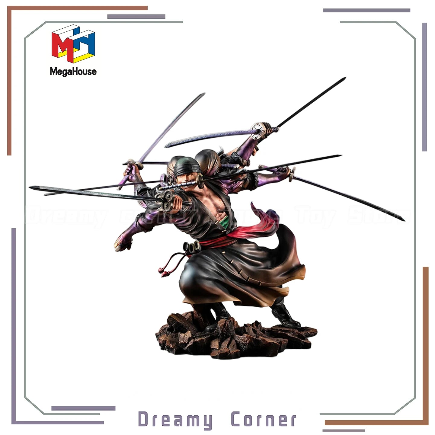 【In Stock】MegaHouse POP WA-MAXIMUM ONE PIECE Roronoa Zoro Figure Ornaments Collection