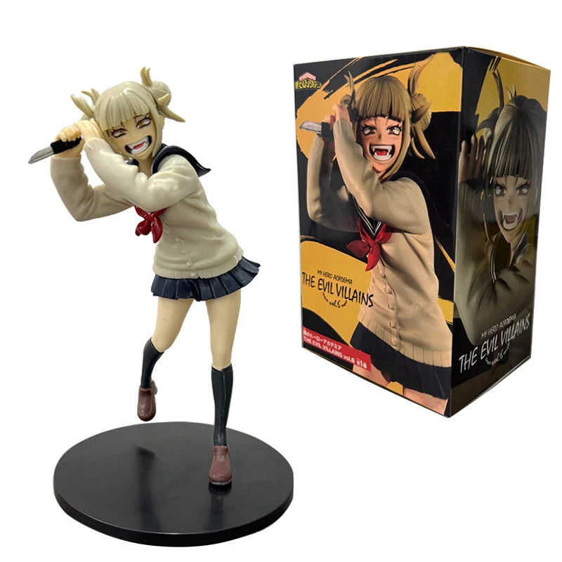 18cm Boku no Hero Academia Anime Figure Uraraka Ochaco Action Figure Midoriya Izuku/Bakugo Katsuki Figurine Collection Model Toy
