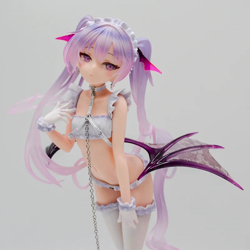 25cm Pink Charm Eve BODY HARNESS Sexy Anime Girl Figure Rurudo Eve LOVECALL Action Figure Little Devil Figurine Model Doll Toys