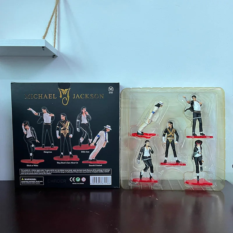 Michael Jackson Smooth Criminal Moonwalk Action Figure Collection Model Toys Figma 096 Michael Jackson MJ Thriller Collection
