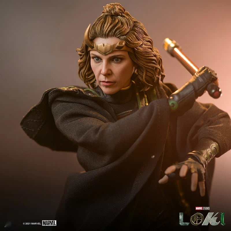 Hot Toys Marvel Loki Sylvie 1/6 Scale Collectible Action Figure Female Loki Movie Character Model For Marvel Collectors And Fans
