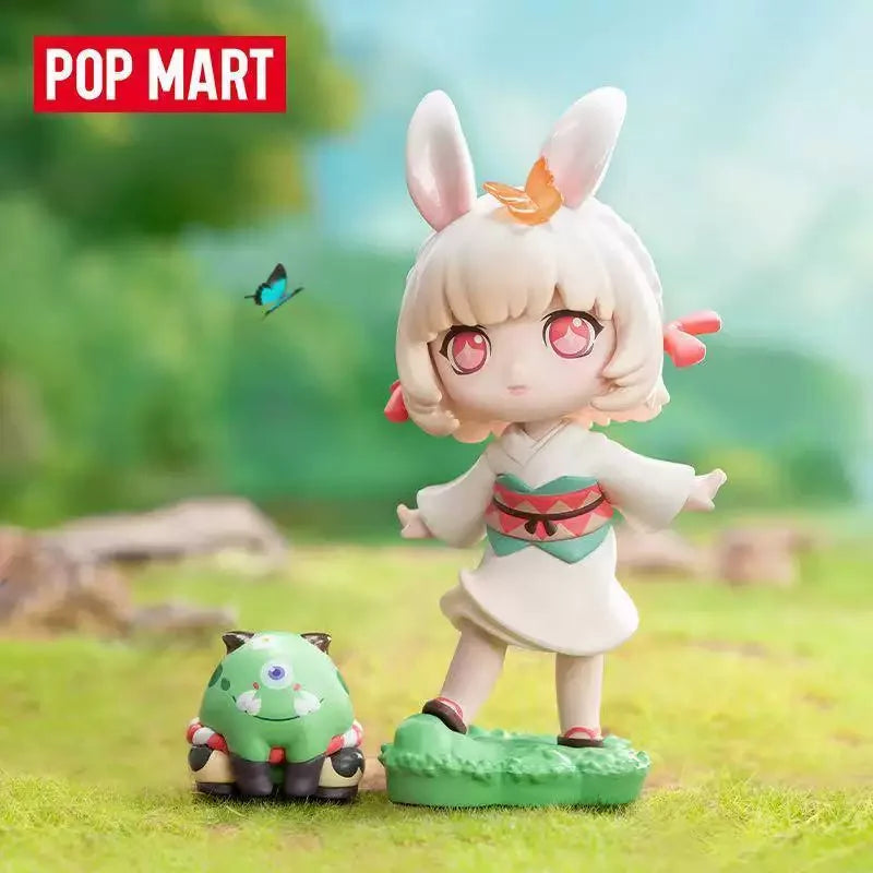 Authentic POPMART Onmyoji Series Blind Box Figure Chic Collector's Item Desktop Accent Premium Present for Onmyoji Devotees