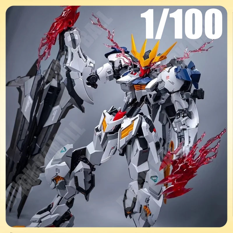 Wolf Model Barbatos Assembly Model Kit 1/100 Wolf Technology Alloy Skeleton Action Figure Doll Statue Collection Model Toys Gift