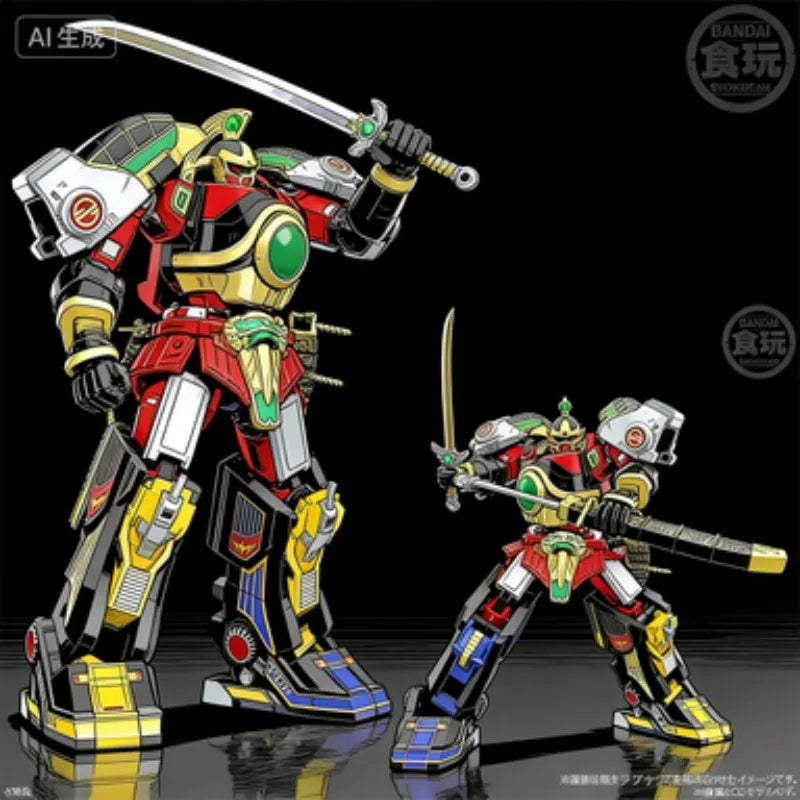 Spot SaleIn Stock  Bandai Anime Gosei Sentai Dairanger SHOKUGAN MODELING PROJECT SMP Assembly Mol Toys Action Figure Gifts KidsI