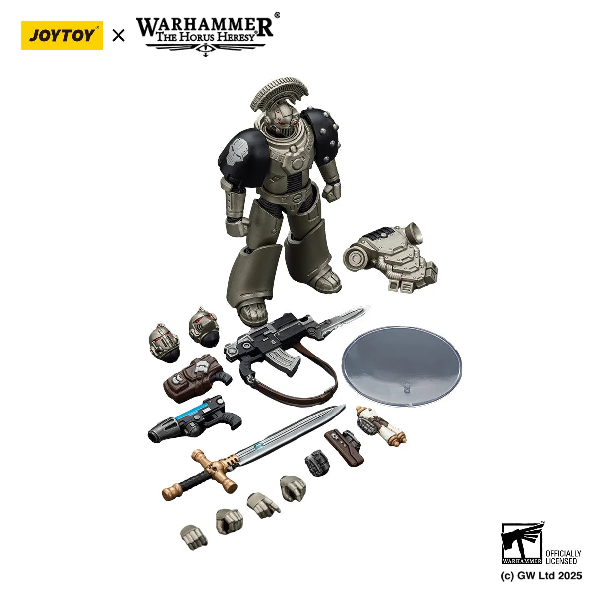 JOYTOY Warhammer 40K 1/18 Action Figure Iron Warriors MKVI Tactical Sergeant Anime figures Toys Model