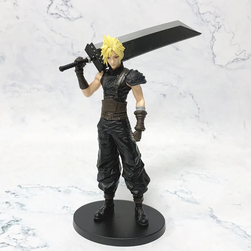 23 см Cloud Strife Final 7 Fantasy Remake Аниме и игри Периферен модел Кукла Фигурка Декорация Играчки Колекции Празнични Подаръци