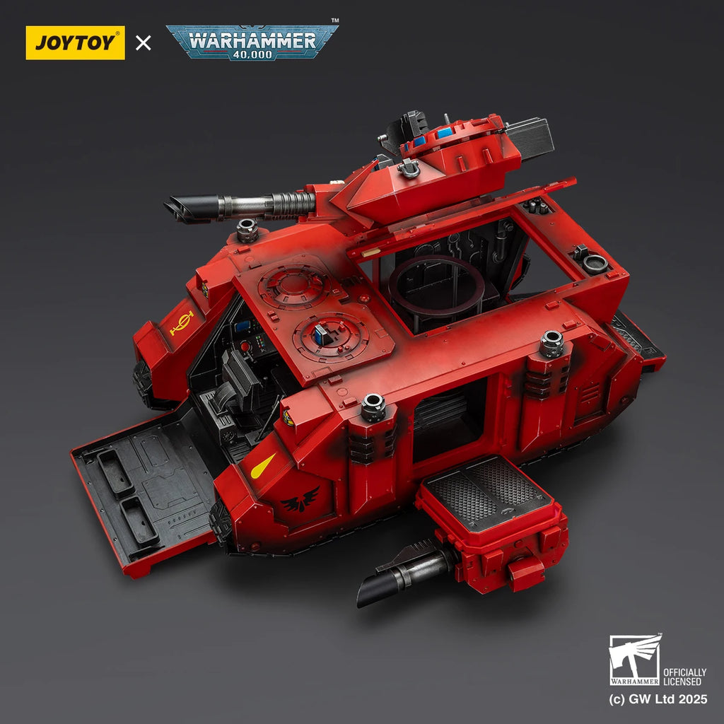 JOYTOY Warhammer 40K Blood Angels Predator Annihilator with Twin Lascannons Action Figure Toys Annihilator Model Fans Collection
