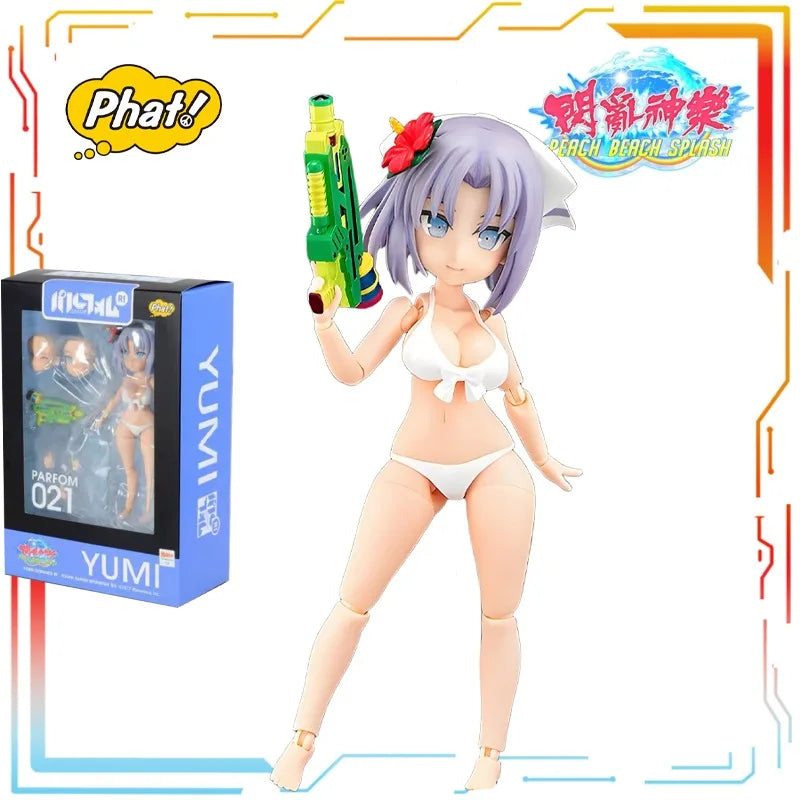 Phat! Original Parfom Finished Product Movable Exquisite Doll Series Senran Kagura Anime Action Figure Toys Model Gifts for Boys