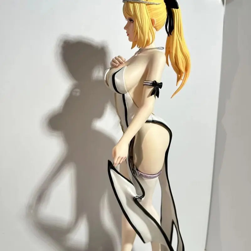55 cm große Fate Grand Order Altria Pendragon Anime-Mädchenfigur in voller Kleidung, Modellstatue, Jungen-Sammlerstück, Schreibtischdekoration, Ornament, Spielzeug