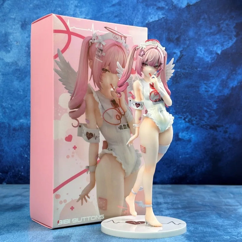 Bibi Buttons Tsukuyomi Riko Anime Nurse Girl 1/6 Scale PVC Action Figure Adult Collectible Model Doll Toy Gift