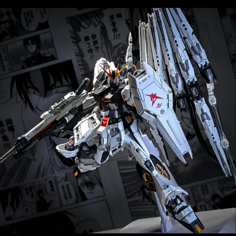 In Stock V-TIGER VT01 02 MG 1/100 RX-93 Alloy Skeleton Assembly Model Kit Action Figure Plastic Model Toy for Christmas Gift