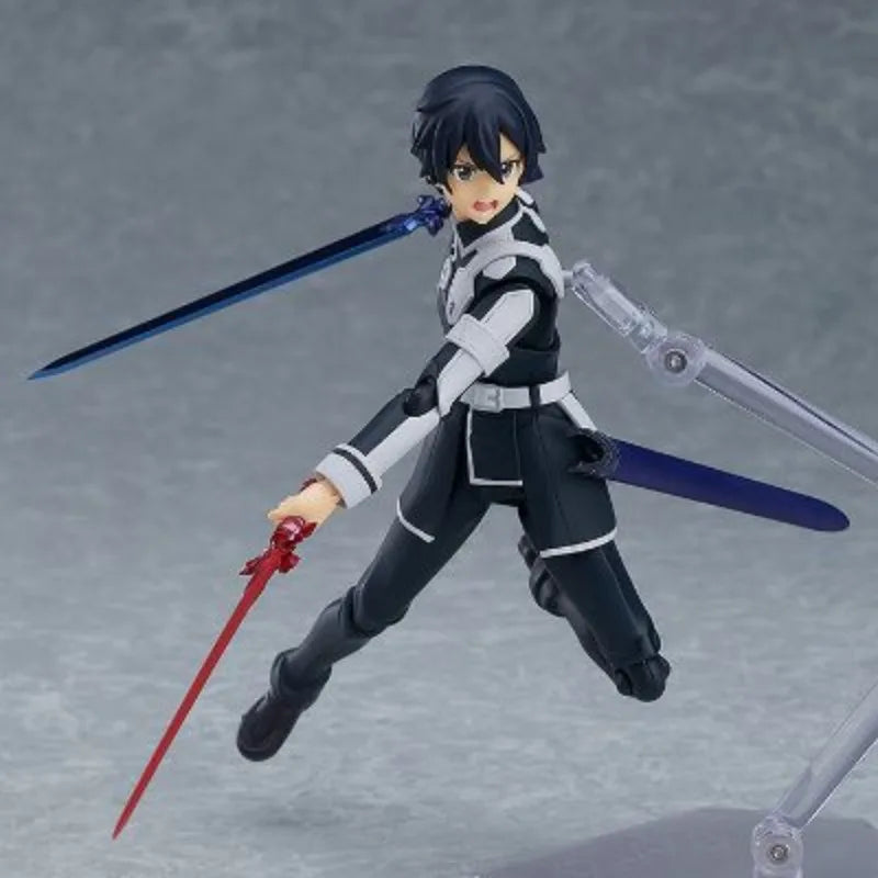 Max Factory Figma #435 Kirito Alicization Ver. - 145mm PVC/ABS Movable Doll, SAO Theme, All-Ages Action Figurine for Collectors