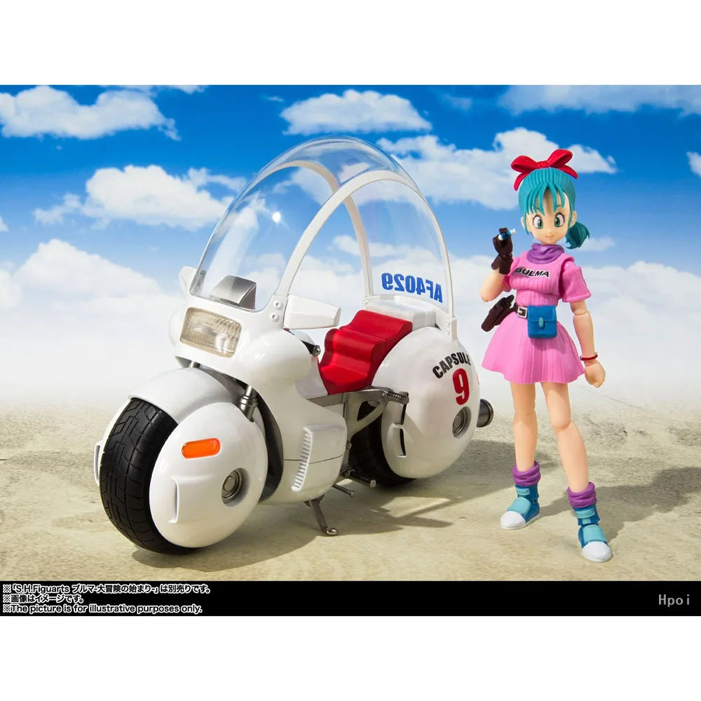 100% Authentic In Stock Bandai S.H.Figuarts Dragon Ball Bulma's Motorcycle - Hoi-Poi Capsule No.9 - Action Figure