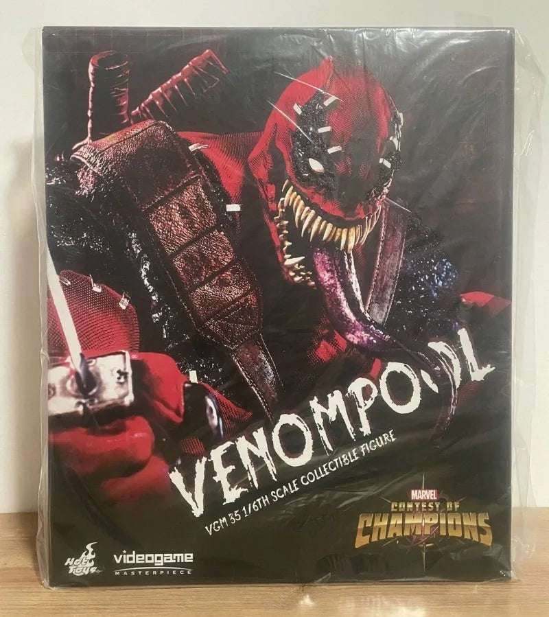 In-stock HOTTOYS Venom Deadpool HT VGM35 Comic Version 1/6 Action Figure Model Collectible Gift