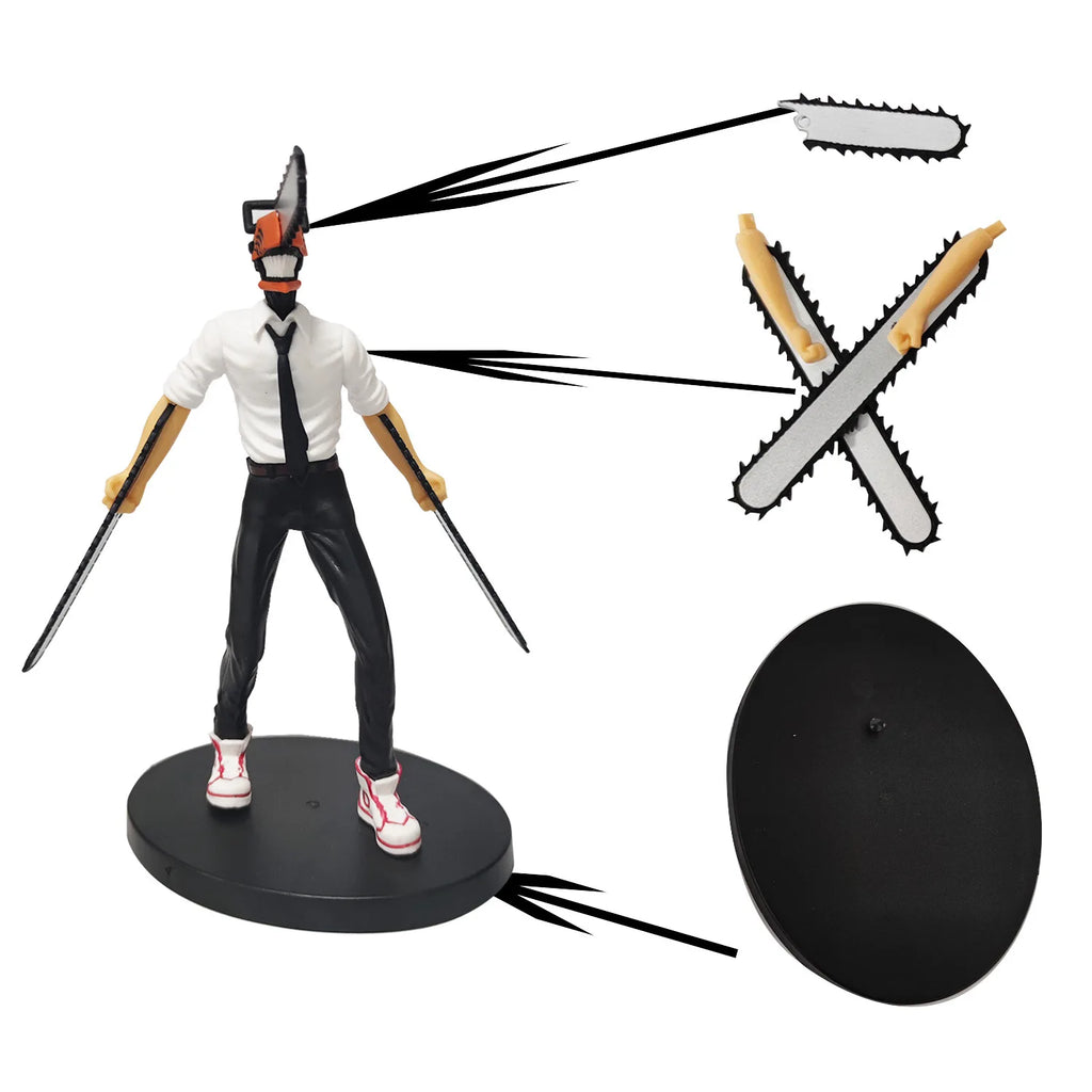 Neue Chainsaw Man Lacey/Power/Denji Anime Actionfigur PVC Chainsaw Man Noodle Stopper Figurine Erwachsenensammlung Modell Spielzeug