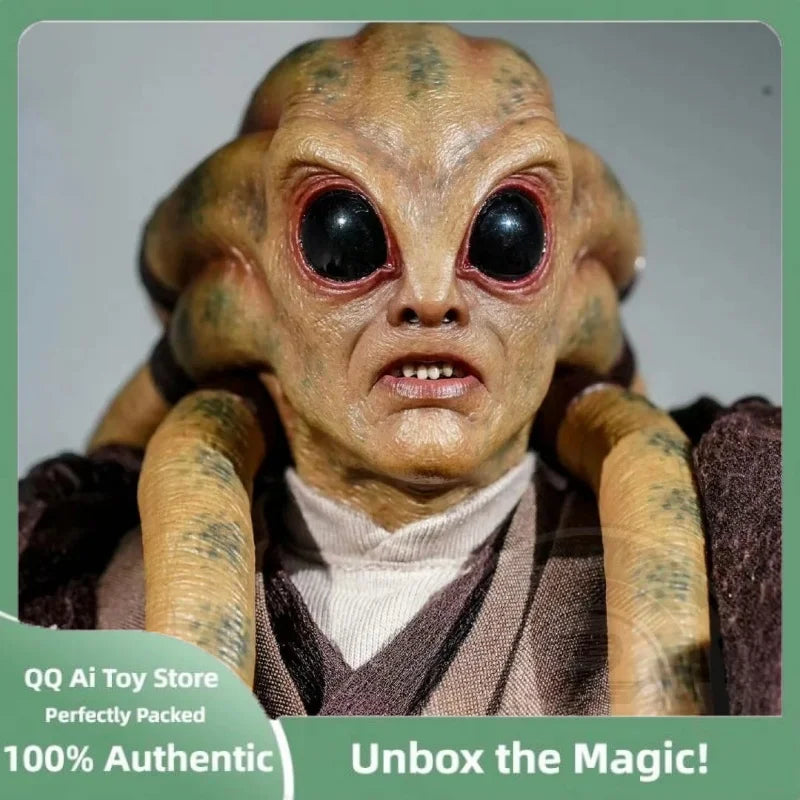 Genuine In Stock Ht Mms751 Star Wars Episode Iii Revenge Of The Sith Kit Fisto 1/6 Anime Action Collectile Model Figurine Toy