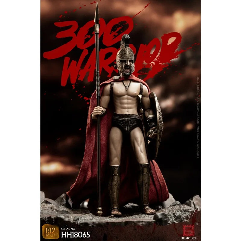 HHMODEL Original Spartan Warrior Sparta 300 Doujin 1/12 Movie Movable Doll Figurine Model Toy Ornament Collection Gift in Stock