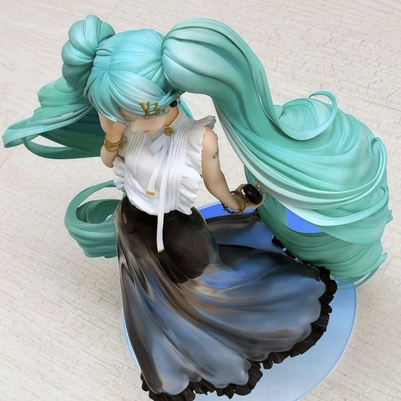 Hatsune Miku Cross-Dressing Action Figure Anime Themed Collectible Doll Beautiful Girl Tide Play Model for Fans And Collectors