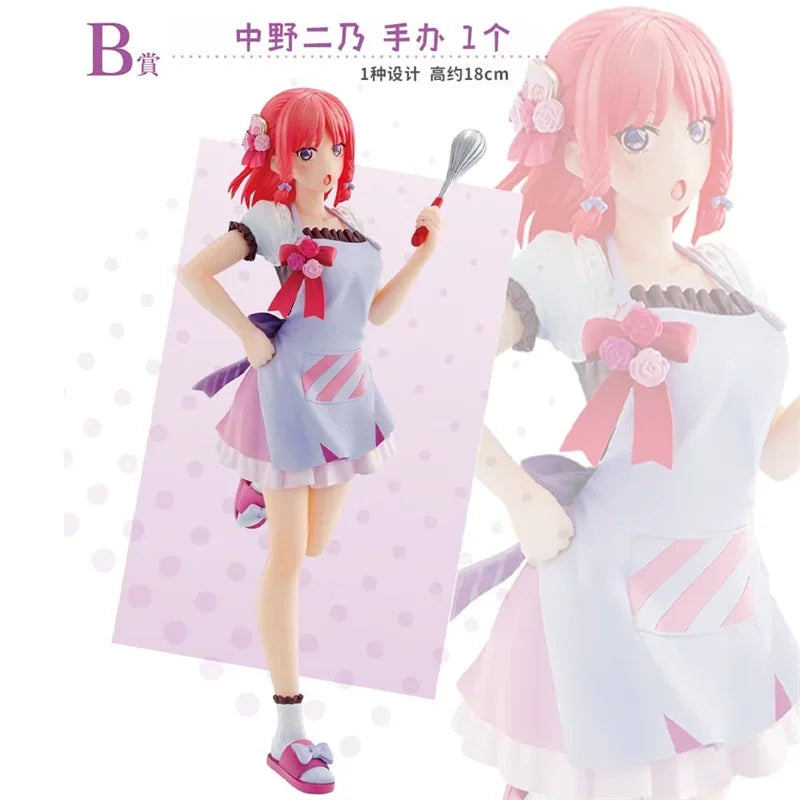 The Quintessential Quintuplets Anime Figure Nakano Ichika Nino Miku Yotsuba Itsuki Kawaii Model Desktop Decoration Kids Toy Gift