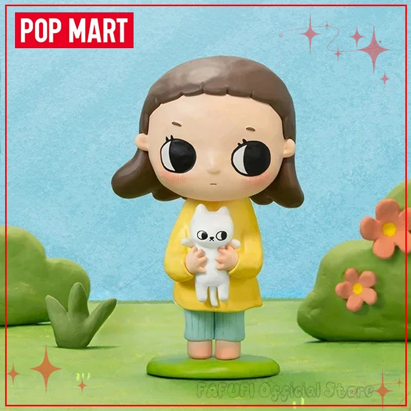 POPMART Nyotas Flauschige Life Series Mystery Box Аниме Сладка екшън фигурка Колекция Модел Настолни орнаменти Кукли Играчки
