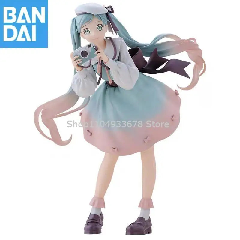Bandai Namco Banpresto Urlaubserinnerungen Hatsune Miku Kameraabschnitt PVC Auf Lager Originalfigur Modell Sammlerfigur Spielzeug