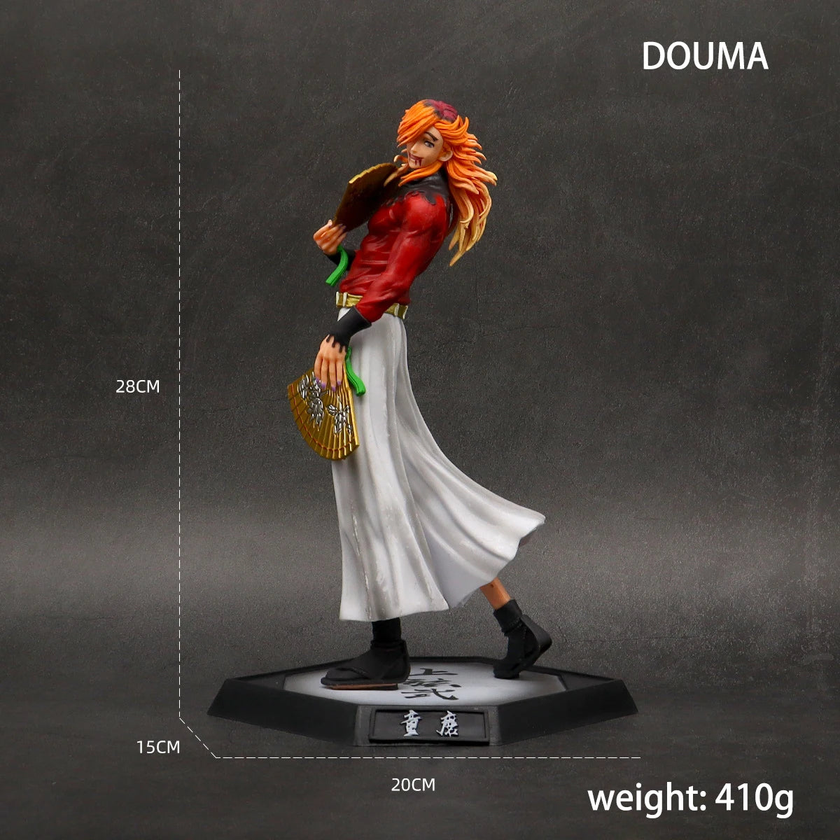 29cm  Kimetsu no Yaiba Anime Figures Yoriichi Daki Gyutaro 12 Style Action Figure Statue Model Doll Collection Toys Gifts