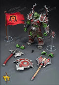 Auf Lager: Hero Toys 1/12 Sammelfigur WOW Ork Starker Krieger Elite Kukaron Puppen Komplettset 7-Zoll-Soldaten-Actionfigur