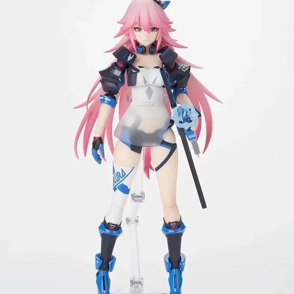 22cm ARCTECH Houkai 3rd Sakura Yae Anime Figure Yae Sakura Royal God Outfit Honkai Impact 3 Action Figure Collection Doll Toys