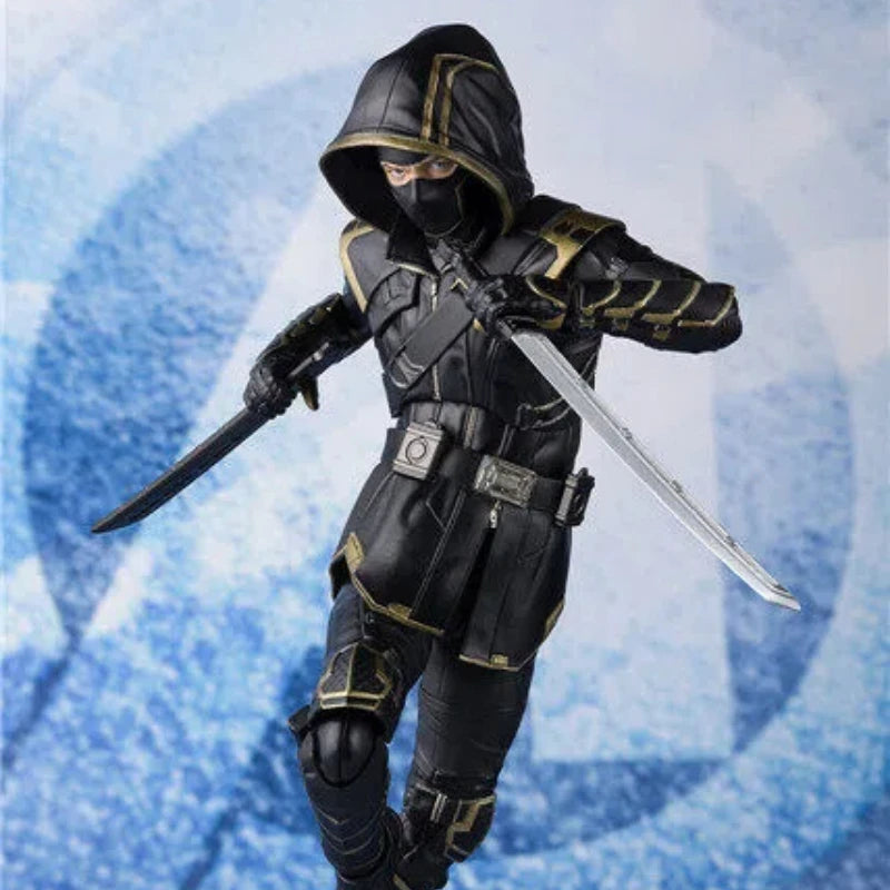 Action Figure Square Enix Avengers Endgame Shf Hawkeye - Collectible Decorative Doll With High Movability For Fans Of Toy Models