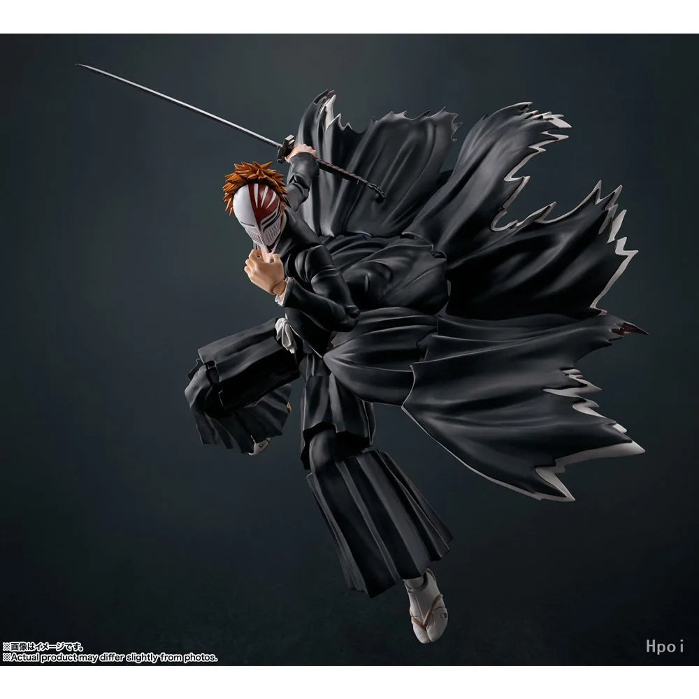 100% Authentic In Stock Bandai S.H.Figuarts BLEACH Kurosaki Ichigo - Getsuga Tensho - Highly Detailed Action Figure Toy