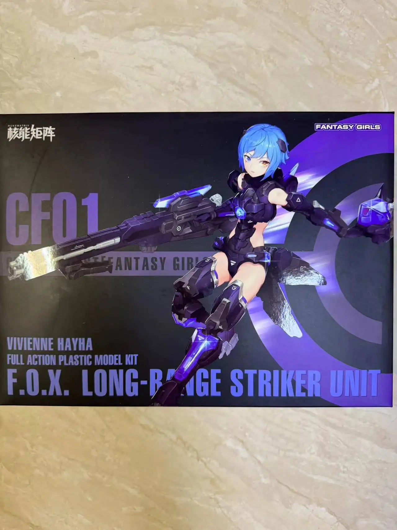 NUKE MATRIX Cyber ​​Forest Fantasy Girls Fox Long-Range Striker Unit Mobile Suit Аниме екшън фигурка Сглобяване Модел Комплекти Играчки Подарък