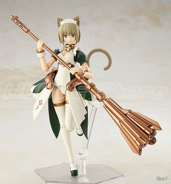 Original Max Factory PLAMAX GP-01A GP-02 Sin Maid Robot Meow Ancient Style Action Figure Model