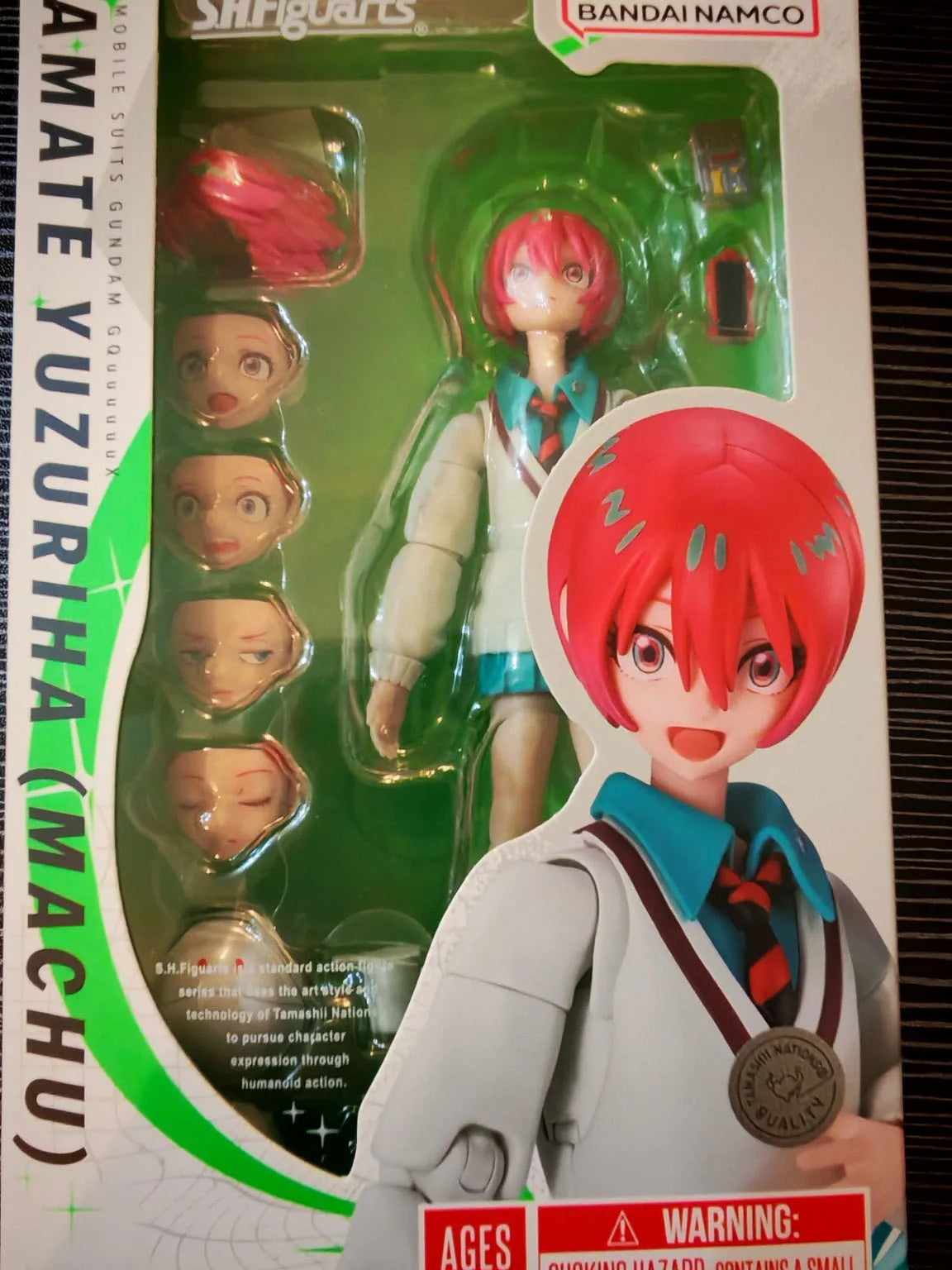 Bandai  Mobile Suit Gundam GQuuuuuuuX S.H.Figuarts Amate Yuzuriha (Machu) Figures  Model Genuine Boxed Toy Gift