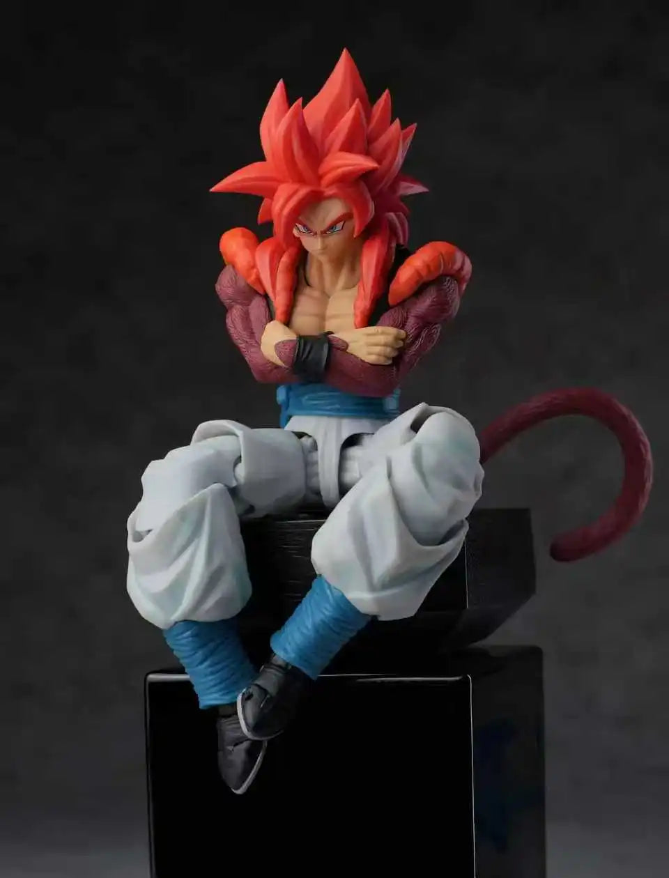 New Product Reservation Tonsen/KAMIONE Studio Dragon Ball Ssj4 Gogeta Action Figure 1/12 Fusion Warriors Gogeta Anime Model Toy