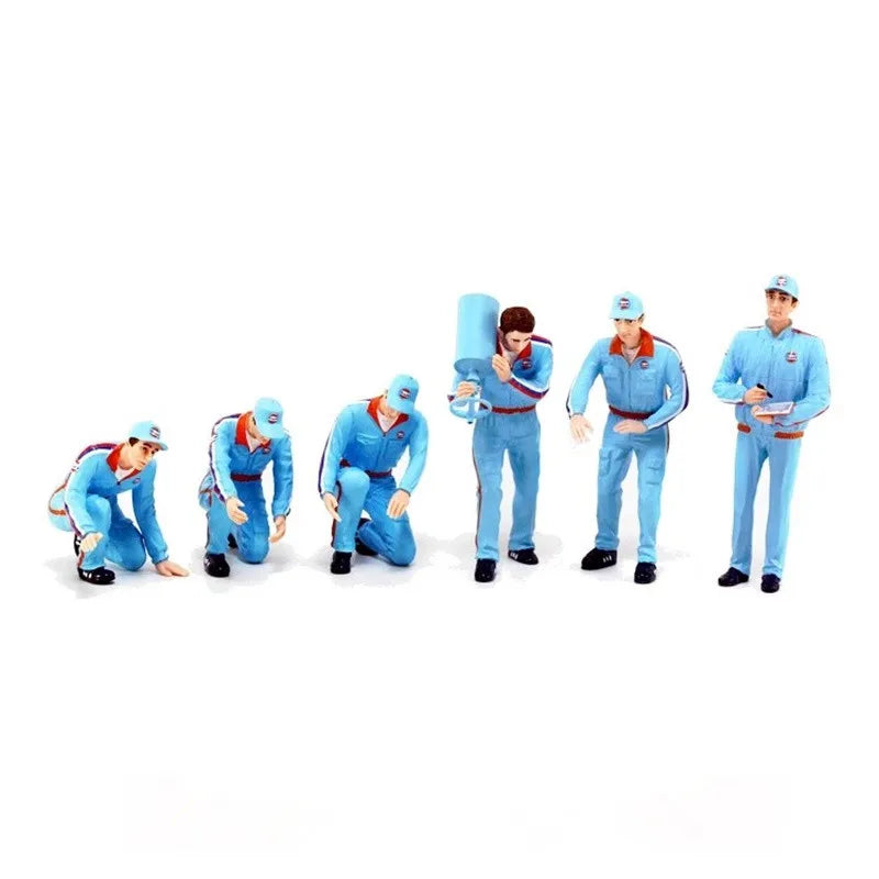 1/18 Scale Repairman Suit Dolls Models Repair Factory Repair Worker Scene Matching Accessories Action Figure Car Toys Gifts Fans