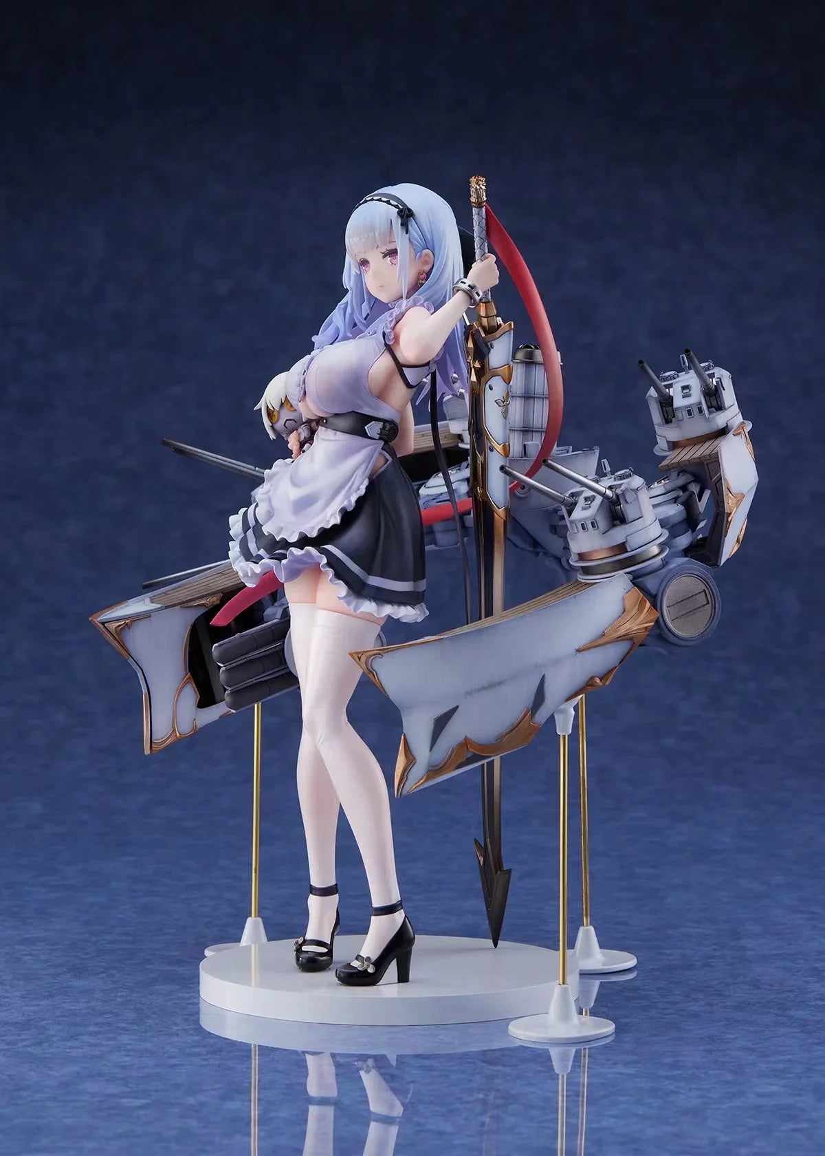 Original Alice Glint Knead Azur Lane Dido royal navy light cruiser Anime Action  Figure PVC Collectible Model toy Game Periphery