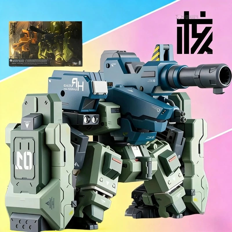 Earnestcore Craft Original Hammer Mech Collectible Movable Assembly Model Kit Action Figure Toys Gifts for Boys & Model Fans