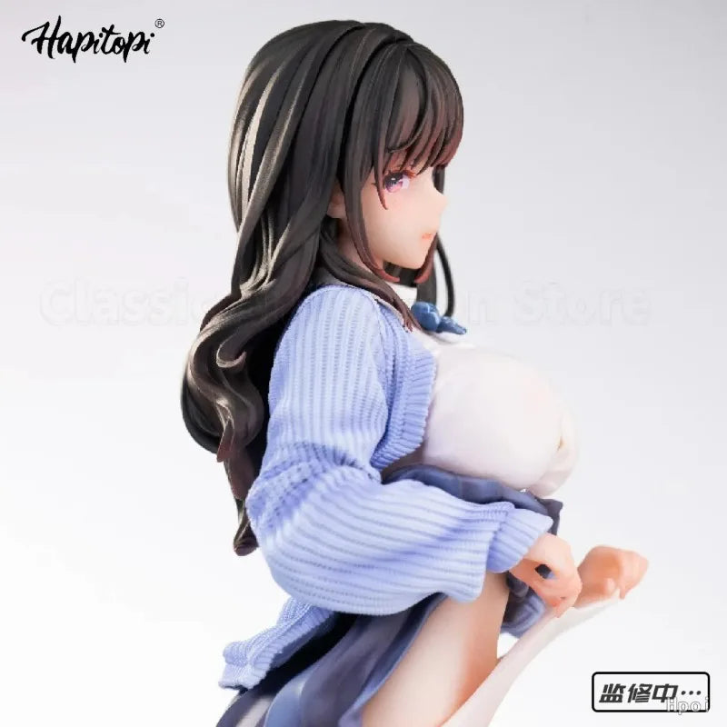 Hapitopi Bathroom Sister 27cm 1/6 Action Figures Chasing Eyes & Temperature Paint Collectibles Models Classic Anime Toys Gift