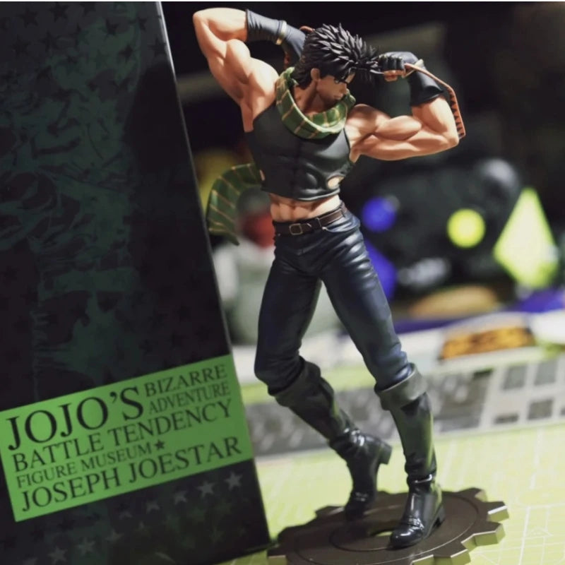 30 см JoJo's Bizarre Adventure Джоузеф Джостар Аниме Фигурка PVC Две глави Декорация за настолни компютри Подаръци за рожден ден Играчки